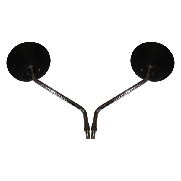 Hi Level Mirrors 10mm black round left or right
